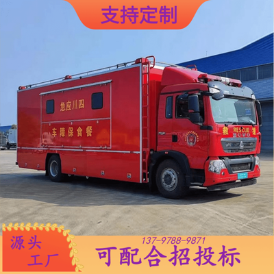 多功能應急保障 重汽豪沃36人消防宿營車與應急通訊指揮車方艙解析